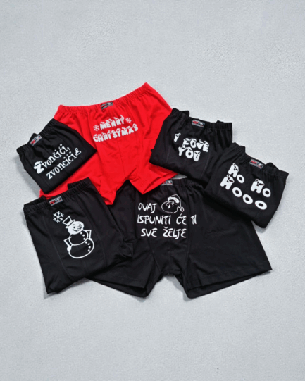 MUŠKE BOXERICE, više natpisa