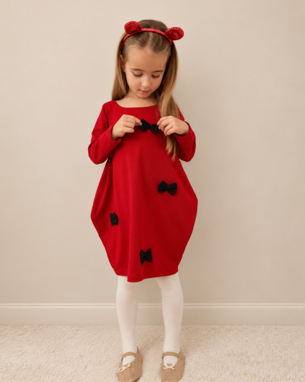 DJEČJA HALJINA BALONČICA, više boja (matching mama i kćer)